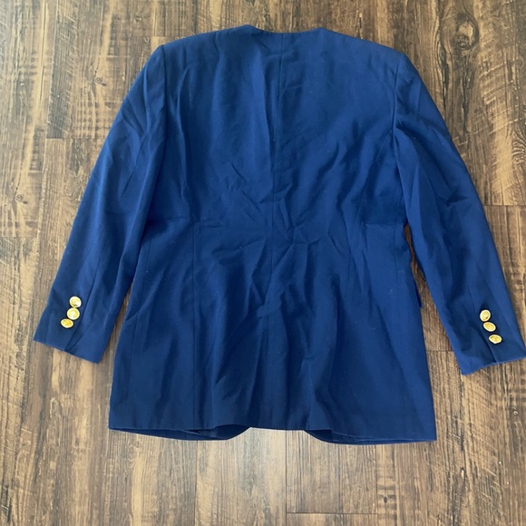 Escada by Margaret Ley Navy Blazer - Picture 3 of 5